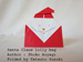 origami Santa Claus lolly bag Author : Shoko Aoyagi, Folded by Tatsuto Suzuki